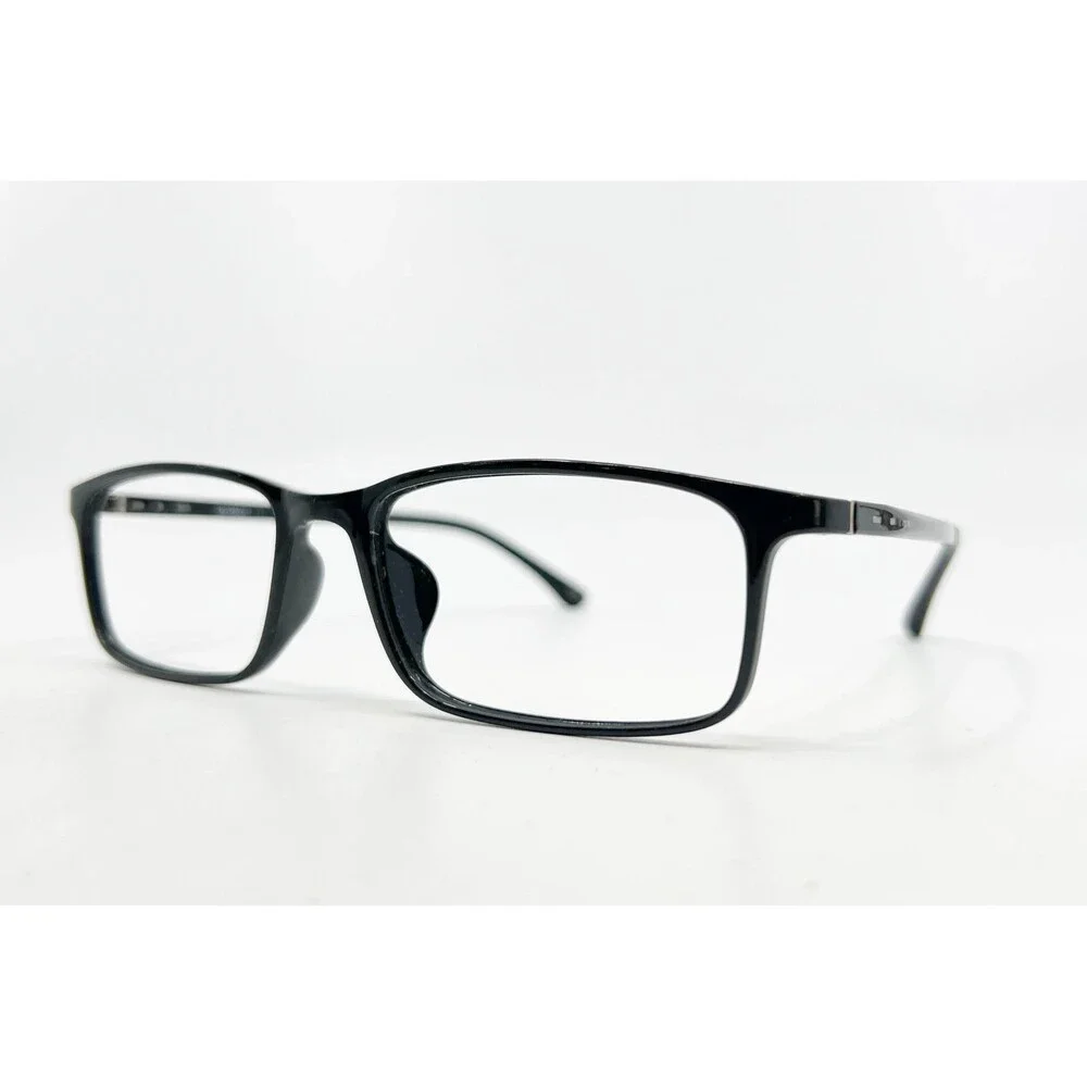 Smilen Eyeglasses Unisex Black Full Rim Rectangle Frame 54-17-140
